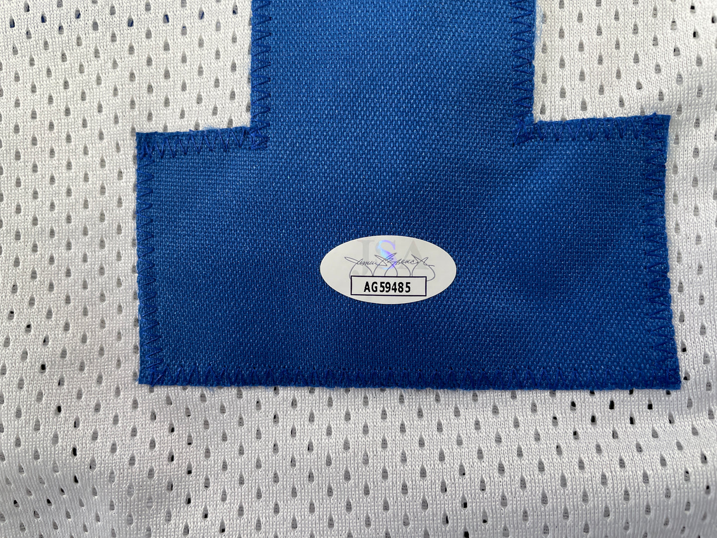 JAY NOVACEK DALLAS COWBOYS SIGNED HOME JERSEY w/INSC Wyoming JSA