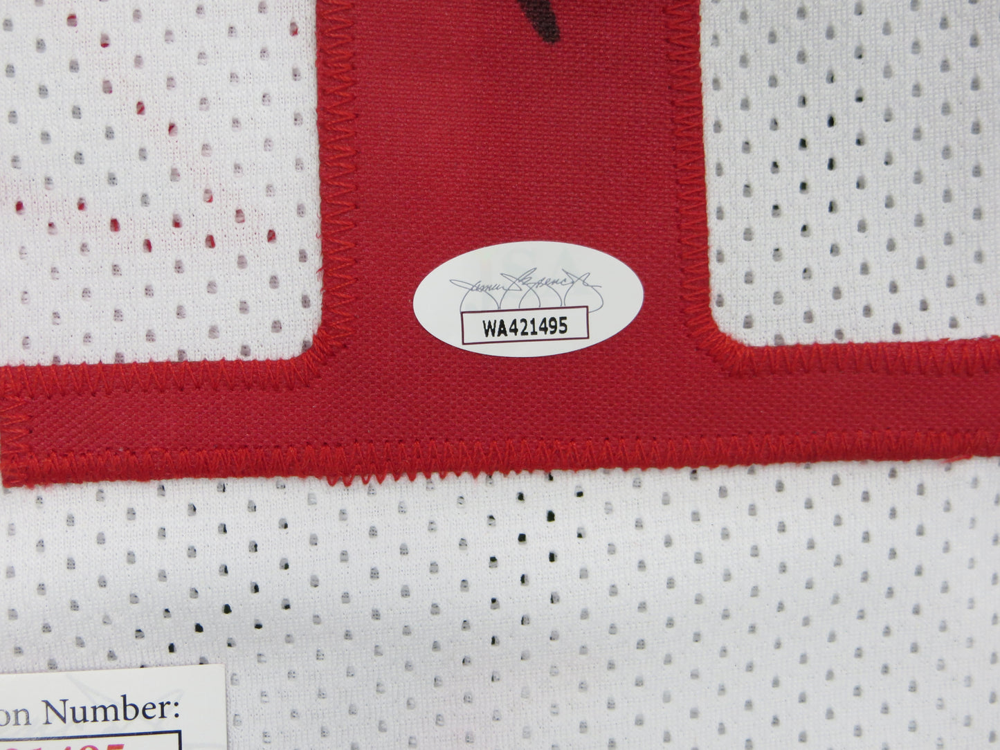 DOMINIQUE WILKINS ATLANTA HAWKS SIGNED JERSEY JSA COA