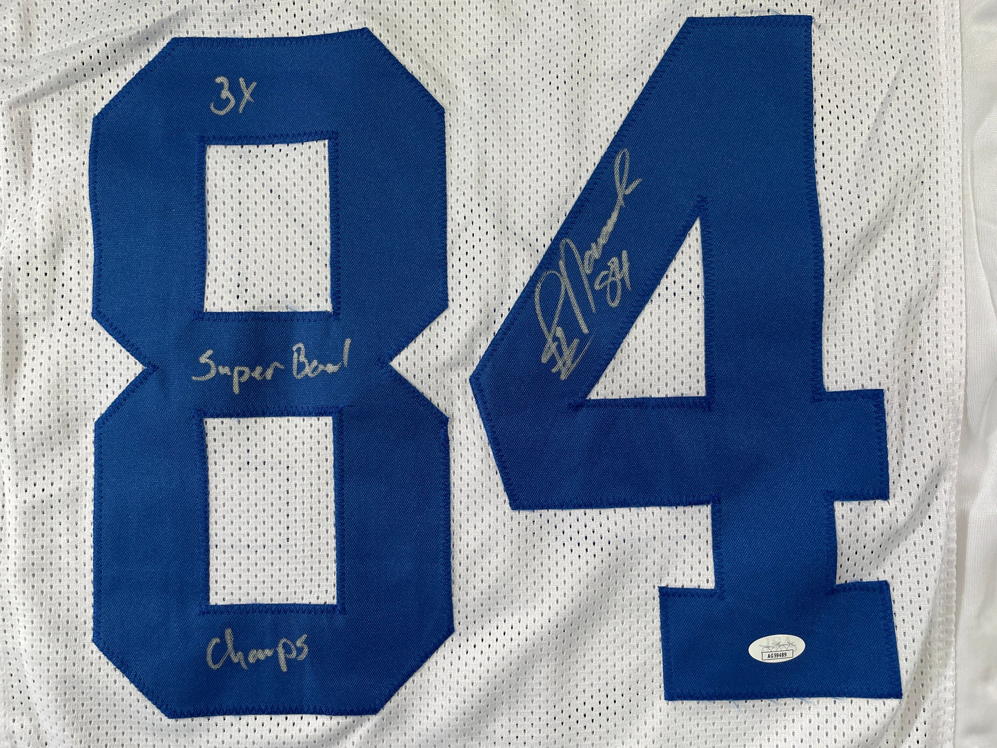 JAY NOVACEK DALLAS COWBOYS SIGNED HOME JERSEY w/INSC Wyoming JSA
