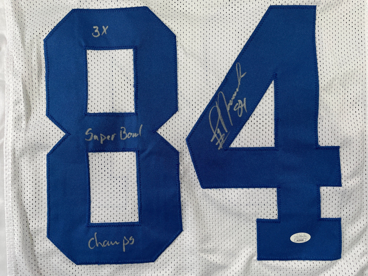 JAY NOVACEK DALLAS COWBOYS SIGNED HOME JERSEY w/INSC Wyoming JSA