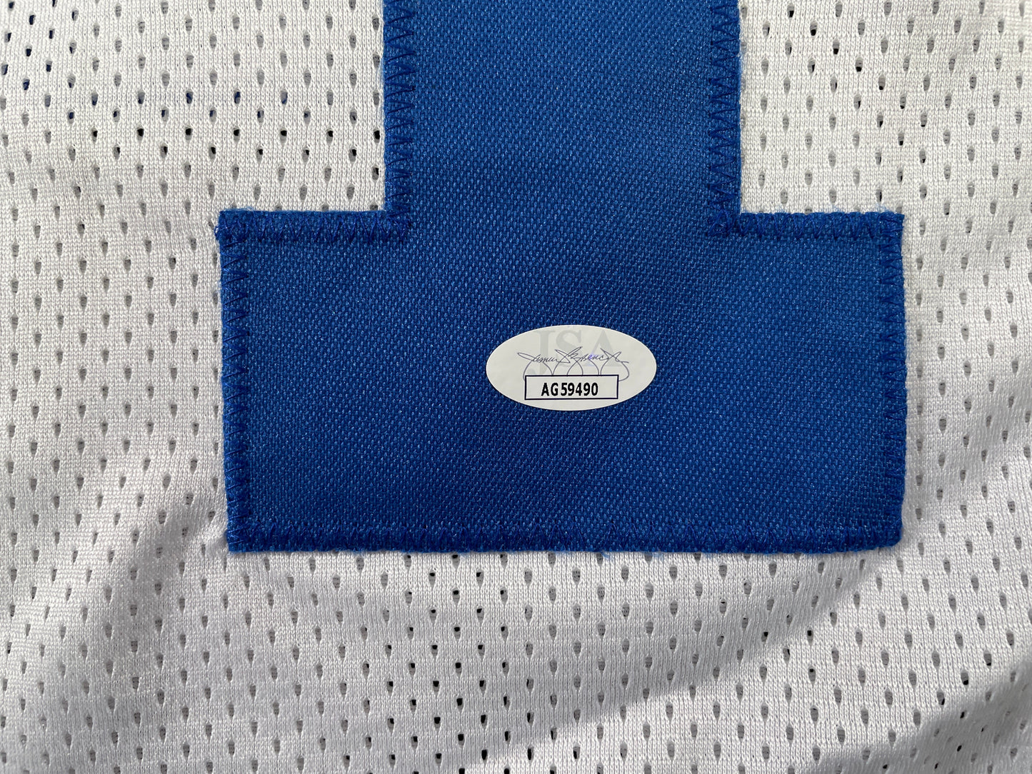 JAY NOVACEK DALLAS COWBOYS SIGNED HOME JERSEY w/INSC Wyoming JSA