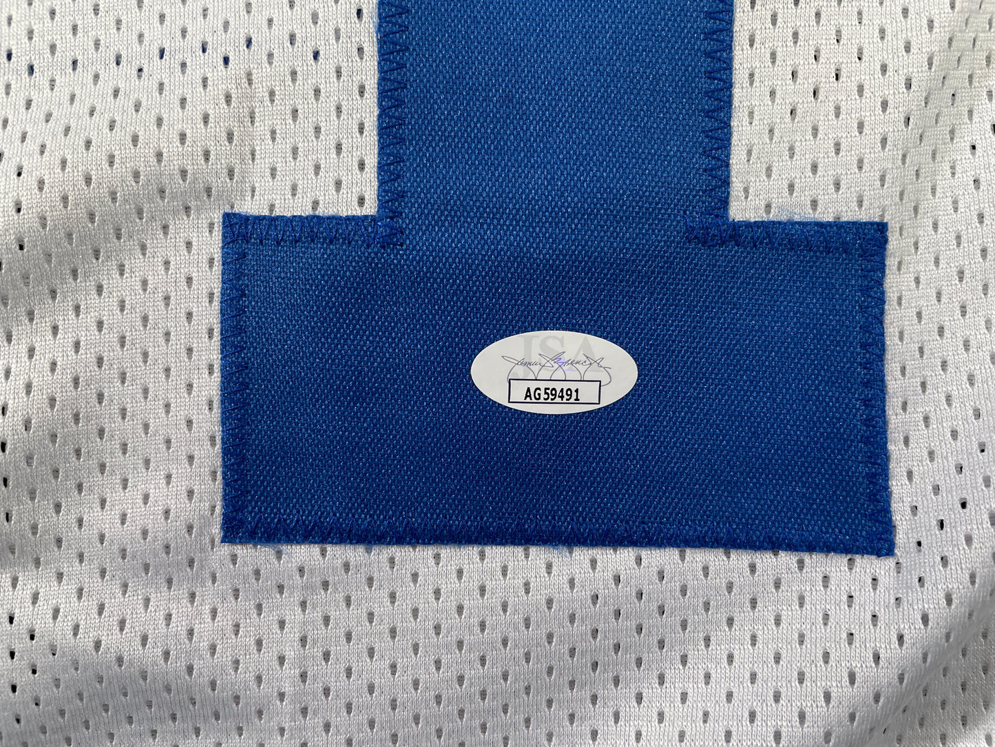 JAY NOVACEK DALLAS COWBOYS SIGNED HOME JERSEY w/INSC Wyoming JSA