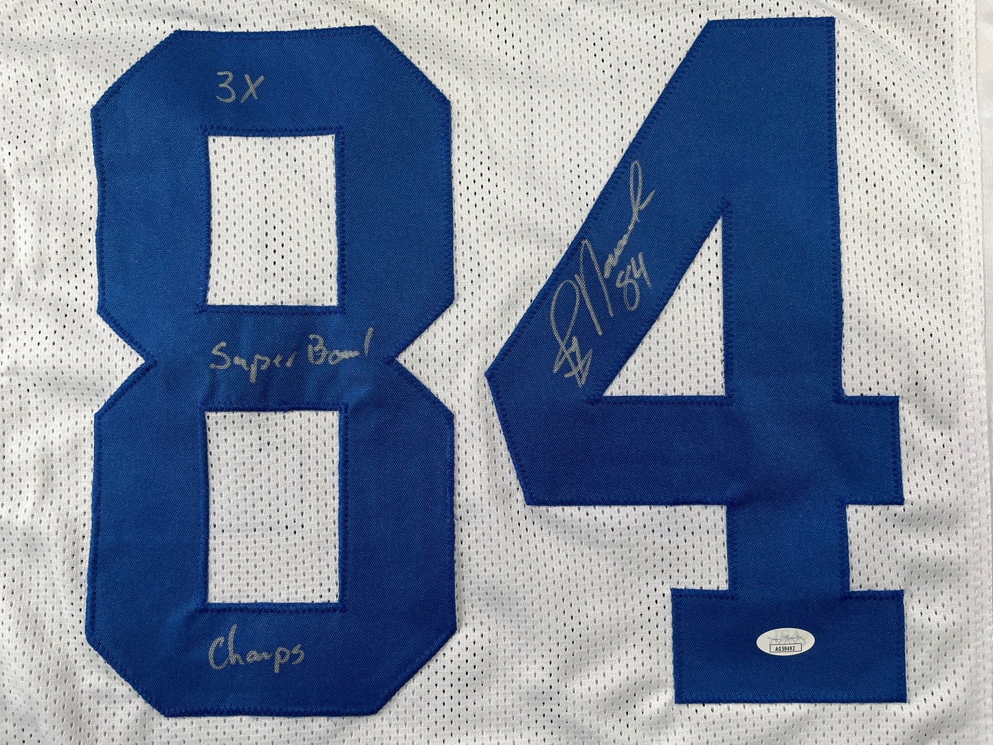 JAY NOVACEK DALLAS COWBOYS SIGNED HOME JERSEY w/INSC Wyoming JSA