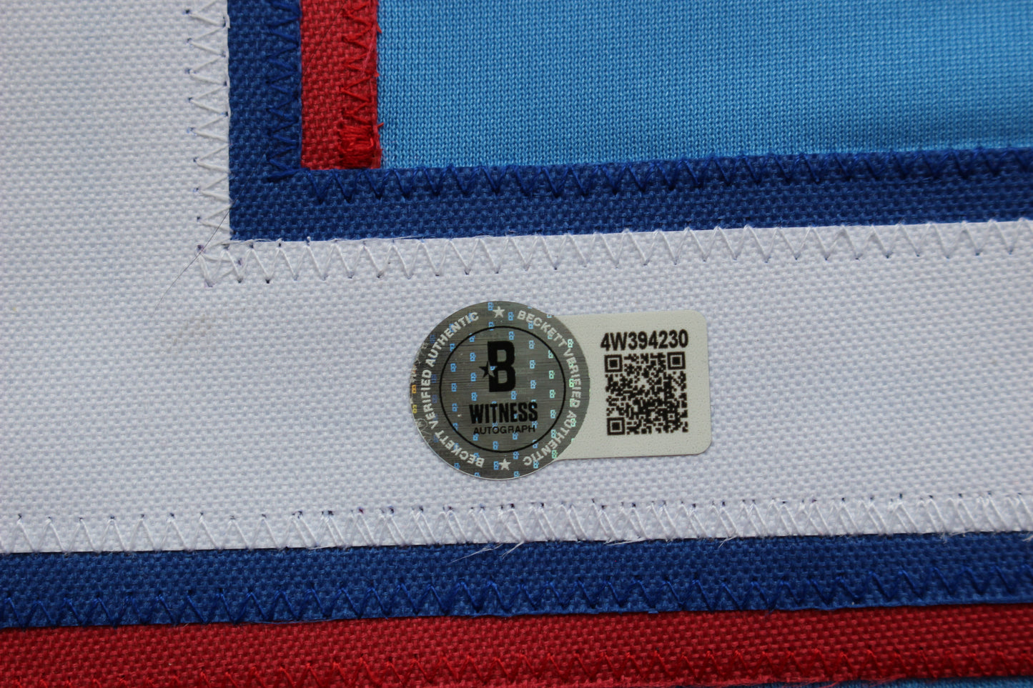 EVAN CARTER TEXAS RANGERS SIGNED ALT LIGHT BLUE JERSET BAS COA