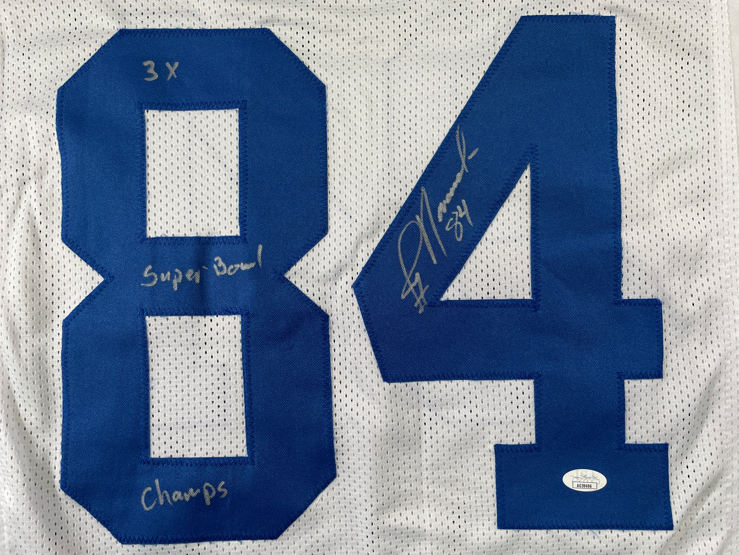 JAY NOVACEK DALLAS COWBOYS SIGNED HOME JERSEY w/INSC Wyoming JSA