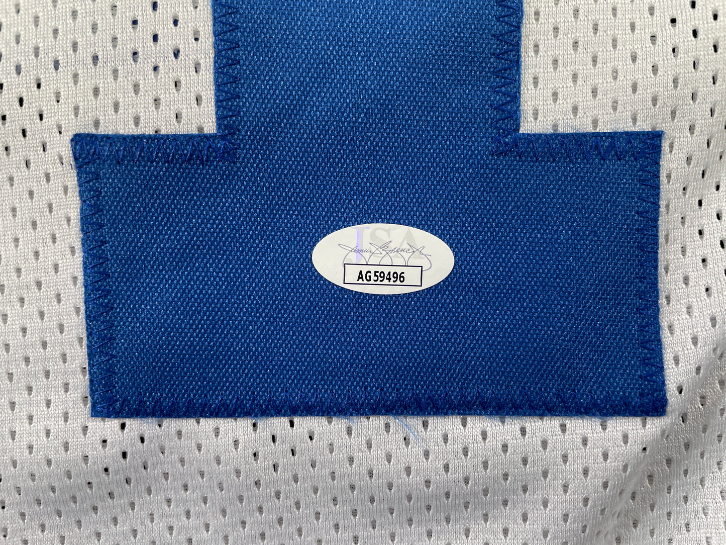 JAY NOVACEK DALLAS COWBOYS SIGNED HOME JERSEY w/INSC Wyoming JSA