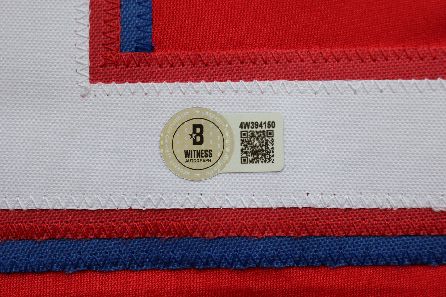EVAN CARTER TEXAS RANGERS SIGNED RED JERSEY BAS COA