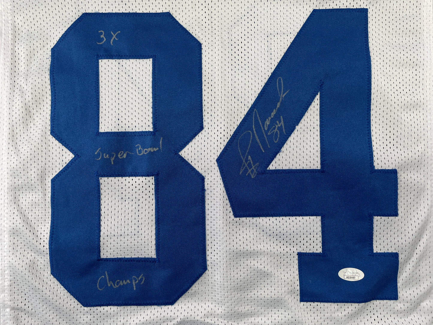 JAY NOVACEK DALLAS COWBOYS SIGNED HOME JERSEY w/INSC Wyoming JSA