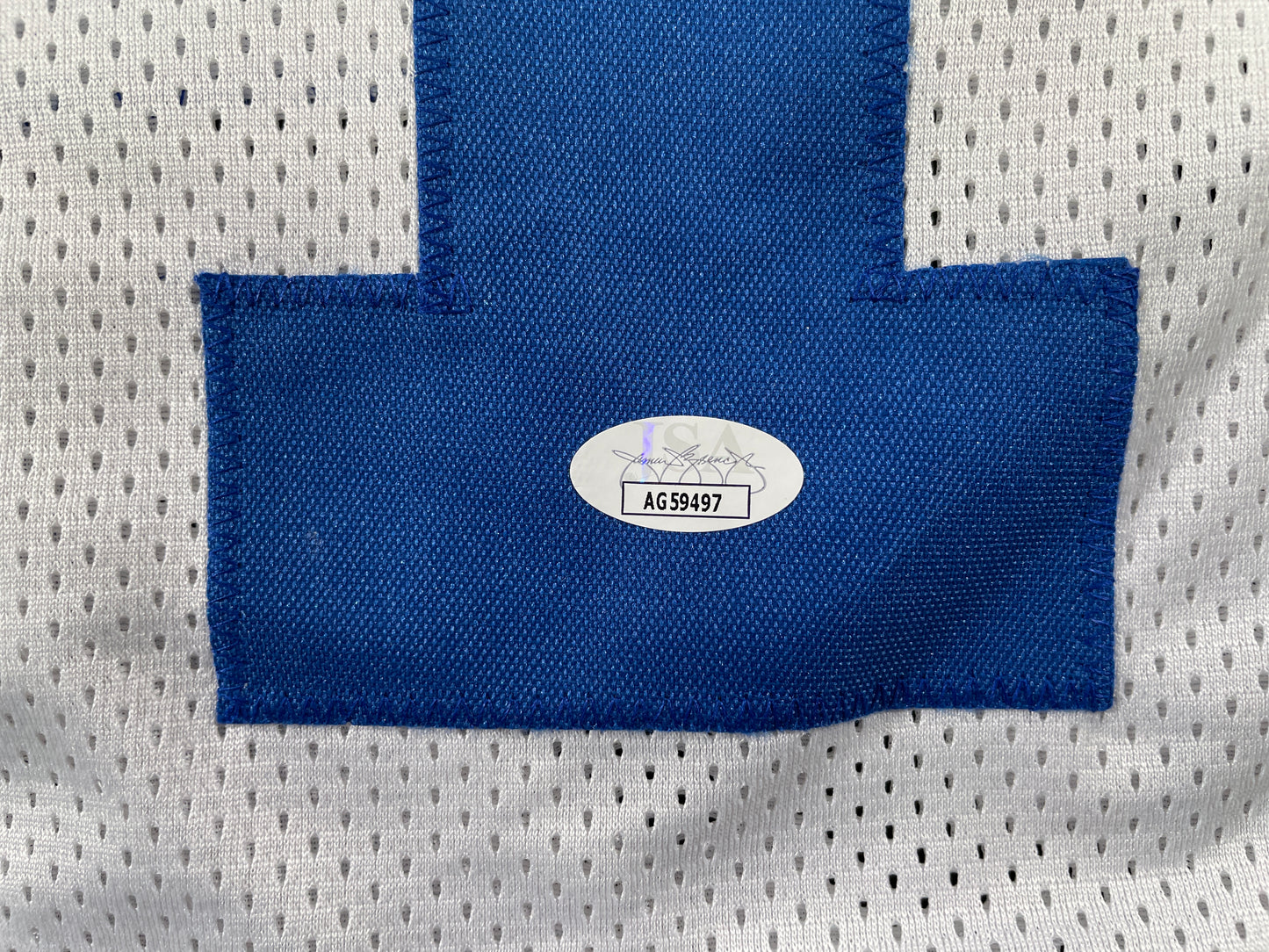 JAY NOVACEK DALLAS COWBOYS SIGNED HOME JERSEY w/INSC Wyoming JSA