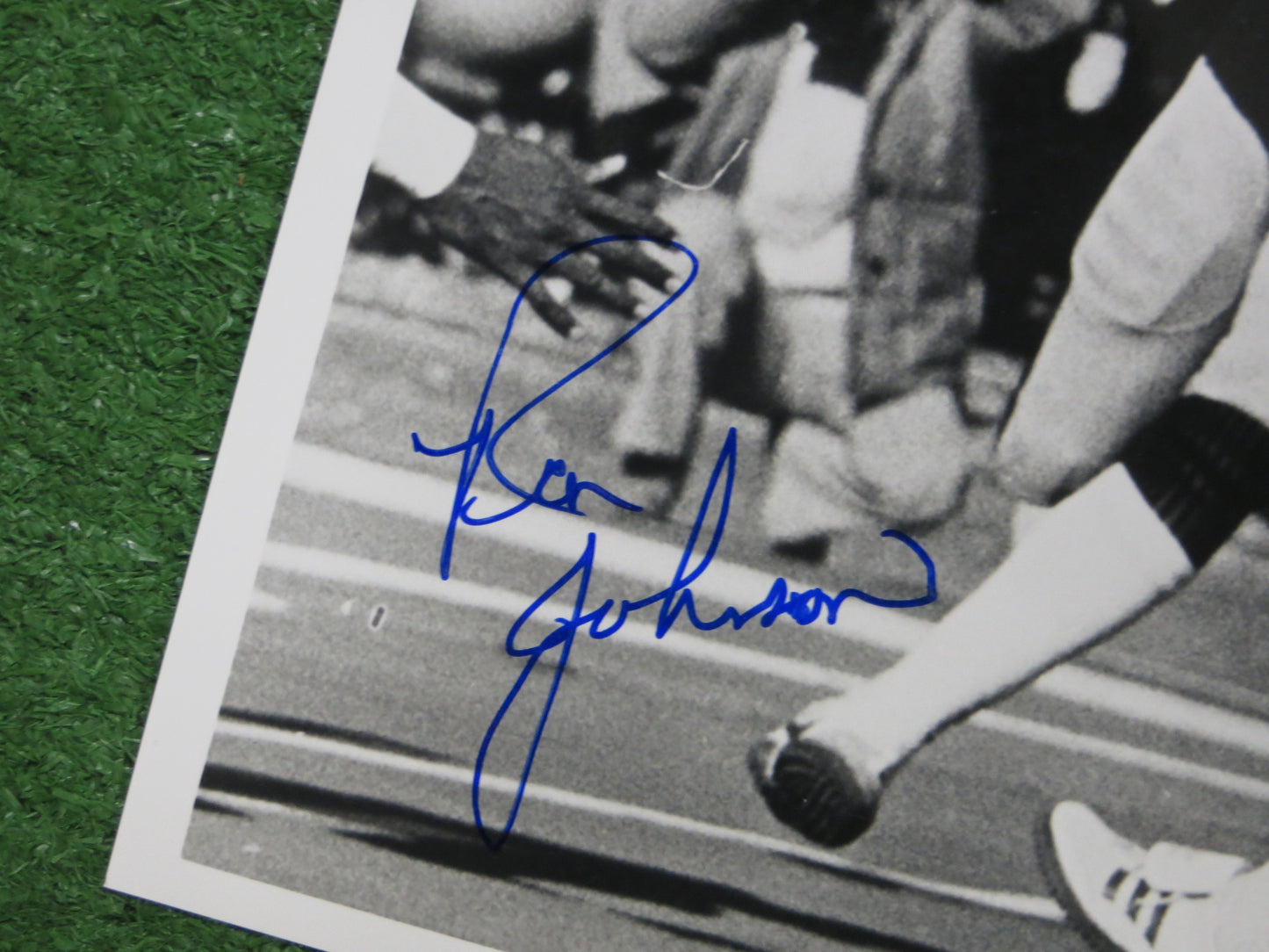 RON JOHNSON PITTSBURGH STEELERS SIGNED PHOTO JSA COA