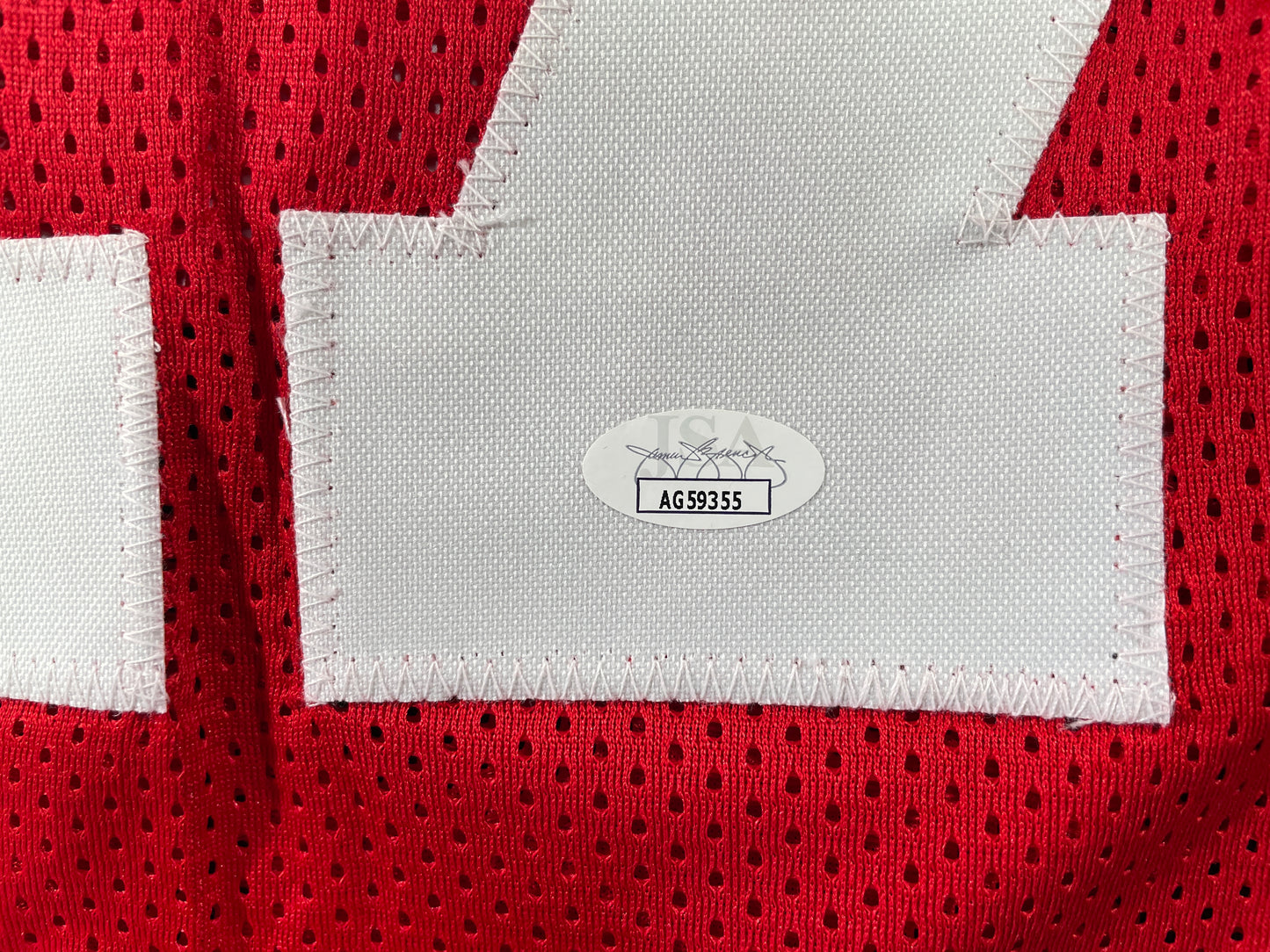 TONY HILL STANFORD CARDINAL SIGNED JERSEY Cowboys w/2x1stTeamAllPac8 JSA