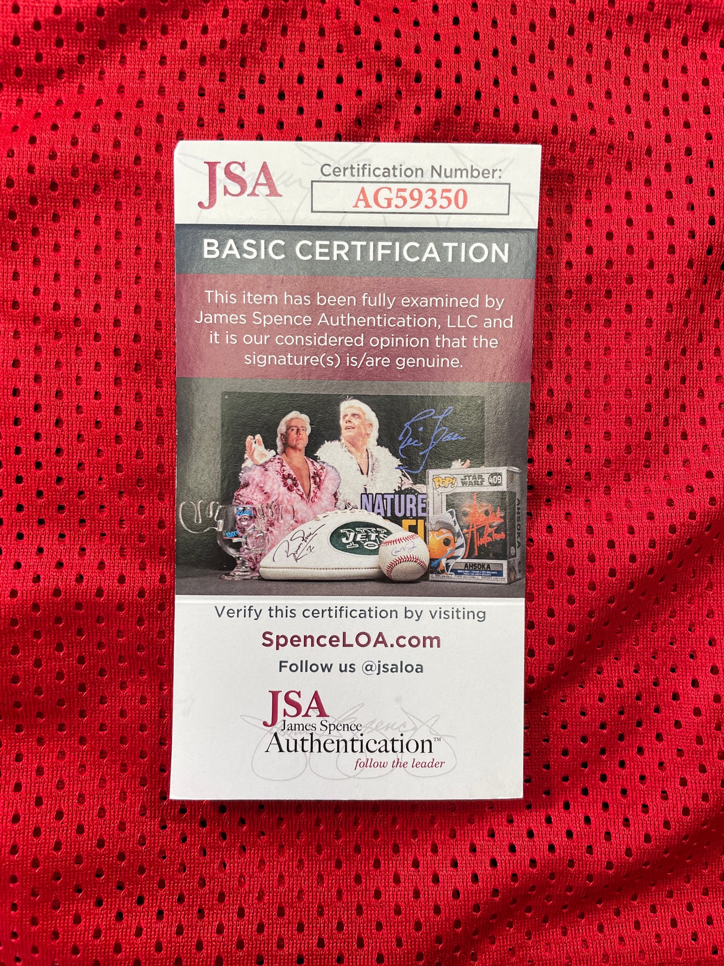 TONY HILL STANFORD CARDINAL SIGNED JERSEY Cowboys w/2x1stTeamAllPac8 JSA