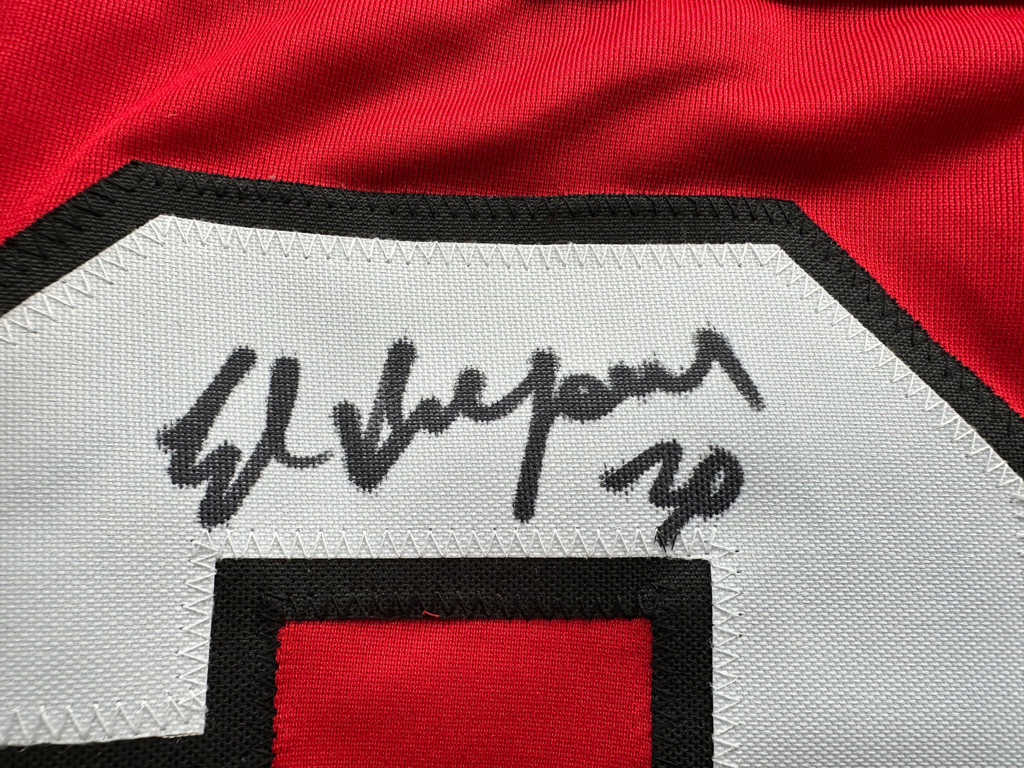 ED BELFOUR SIGNED RED Chicago Black Hawks Jersey BAS