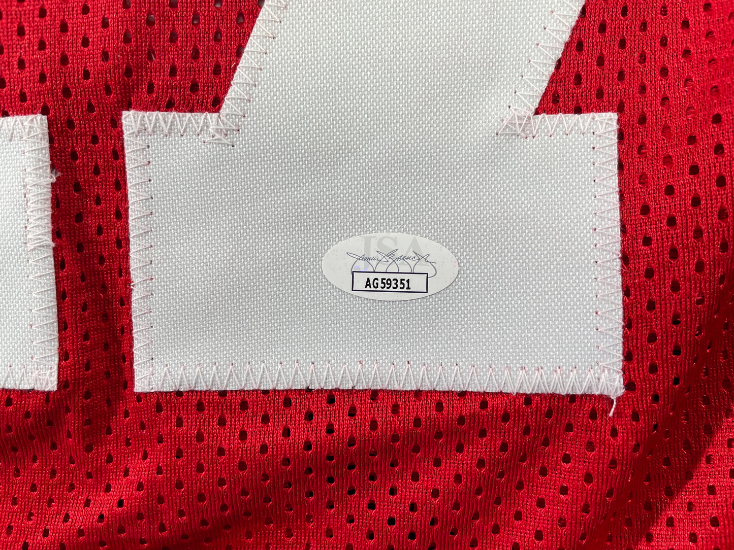 TONY HILL STANFORD CARDINAL SIGNED JERSEY Cowboys w/2x1stTeamAllPac8 JSA