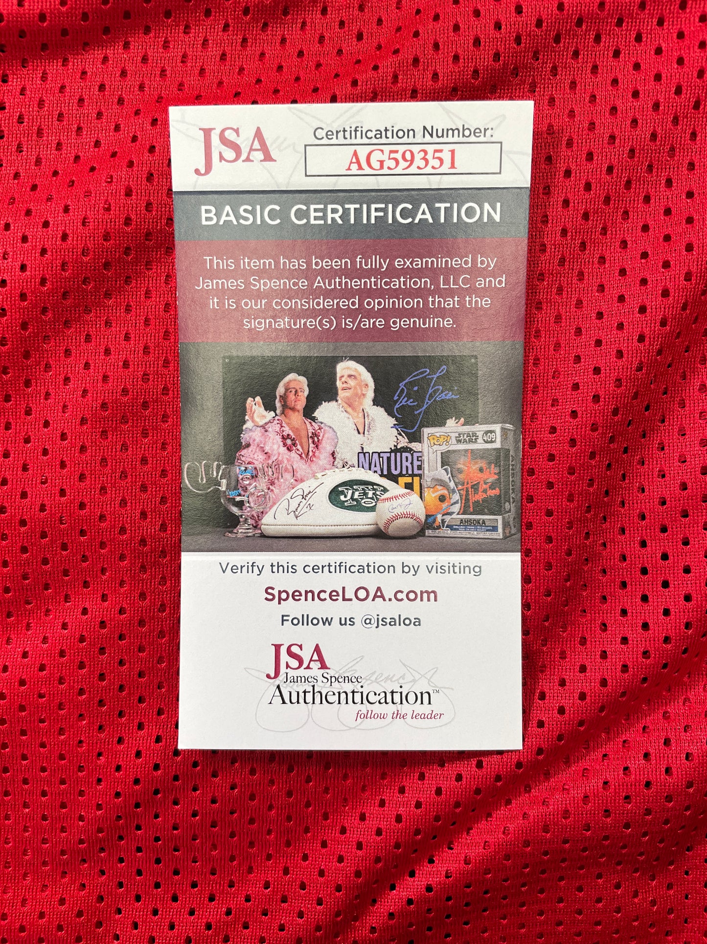 TONY HILL STANFORD CARDINAL SIGNED JERSEY Cowboys w/2x1stTeamAllPac8 JSA