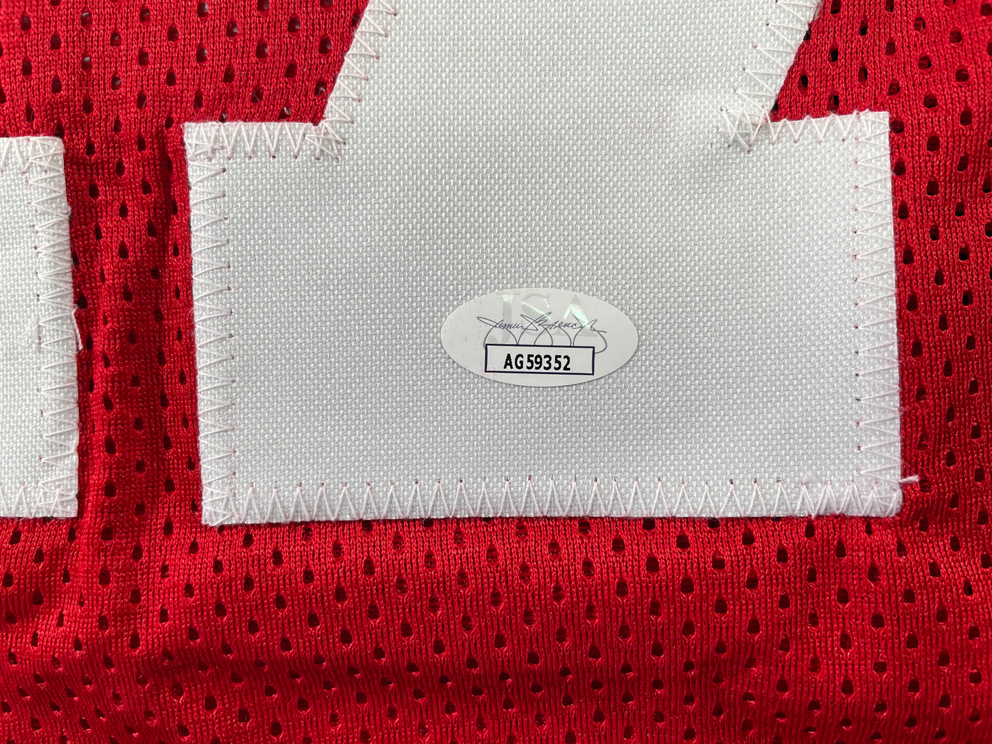 TONY HILL STANFORD CARDINAL SIGNED JERSEY Cowboys w/2x1stTeamAllPac8 JSA