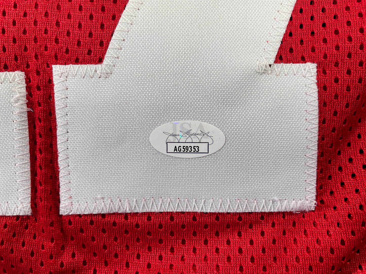 TONY HILL STANFORD CARDINAL SIGNED JERSEY Cowboys w/2x1stTeamAllPac8 JSA