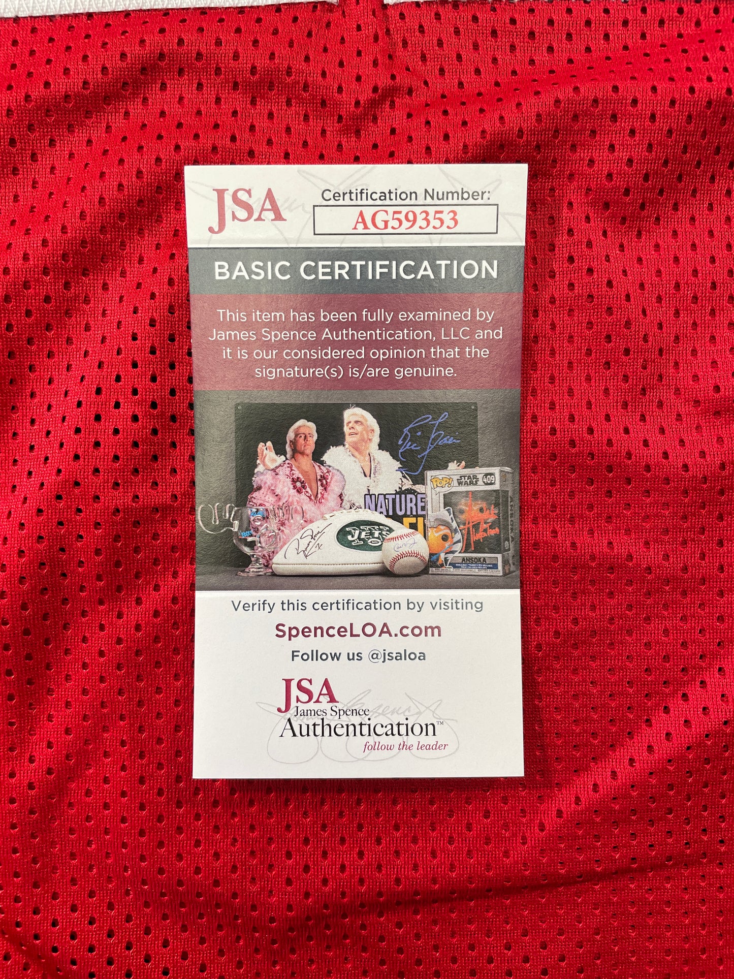 TONY HILL STANFORD CARDINAL SIGNED JERSEY Cowboys w/2x1stTeamAllPac8 JSA