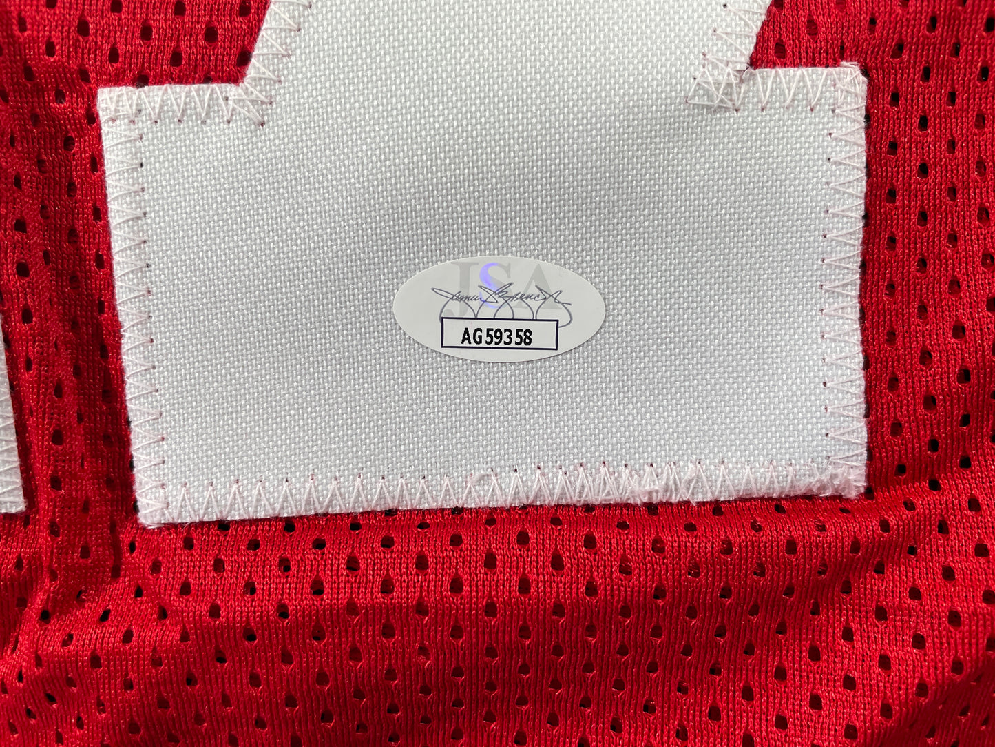 TONY HILL STANFORD CARDINAL SIGNED JERSEY Cowboys w/2x1stTeamAllPac8 JSA