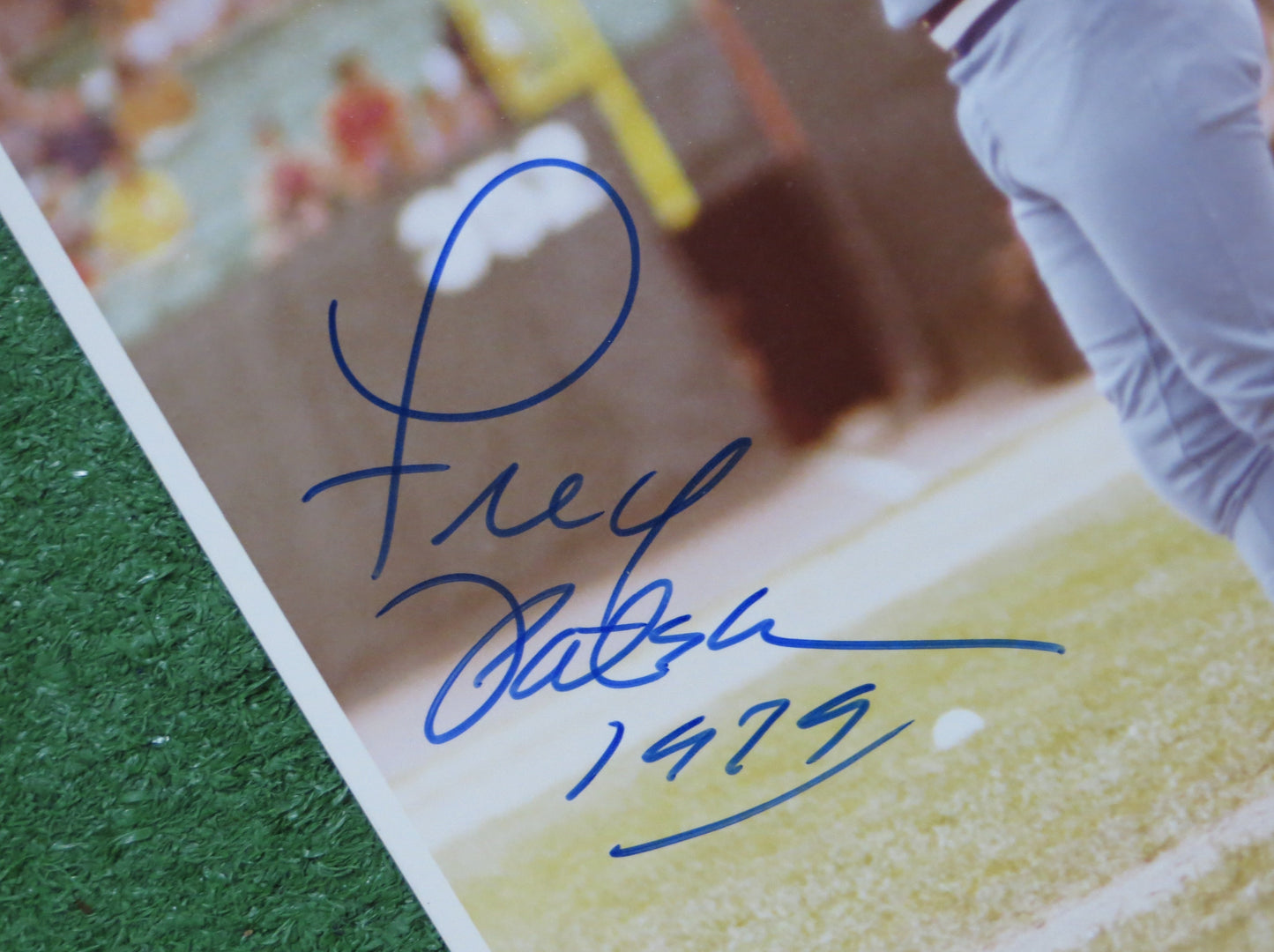 FRED PATEK KANSAS CITY ROYALS SIGNED PHOTO JSA COA