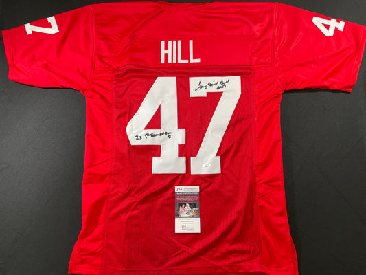 TONY HILL STANFORD CARDINAL SIGNED JERSEY Cowboys w/2x1stTeamAllPac8 JSA