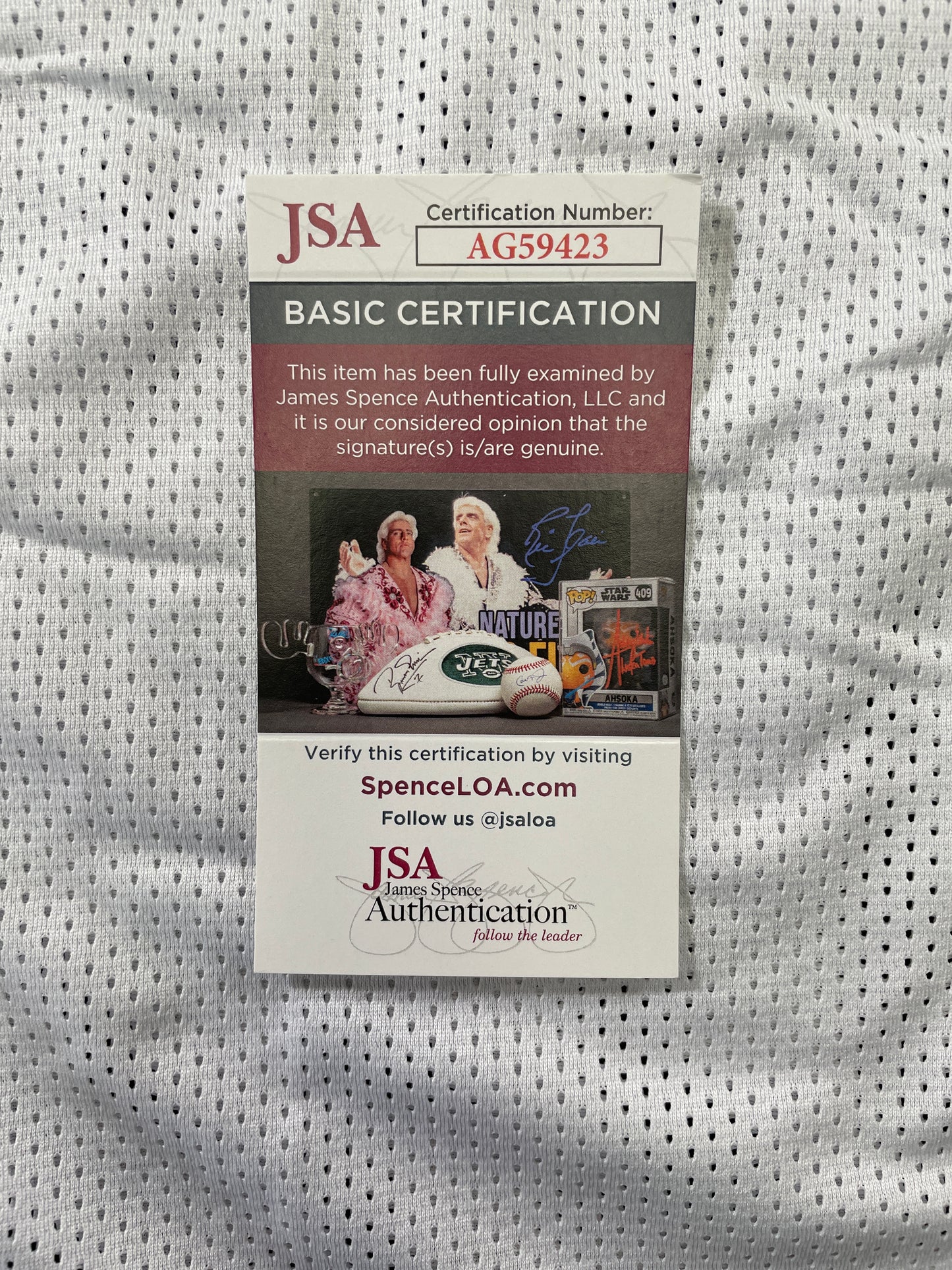 TONY HILL DALLAS COWBOYS SIGNED WHITE JERSEY w/SB Champ XII JSA COA