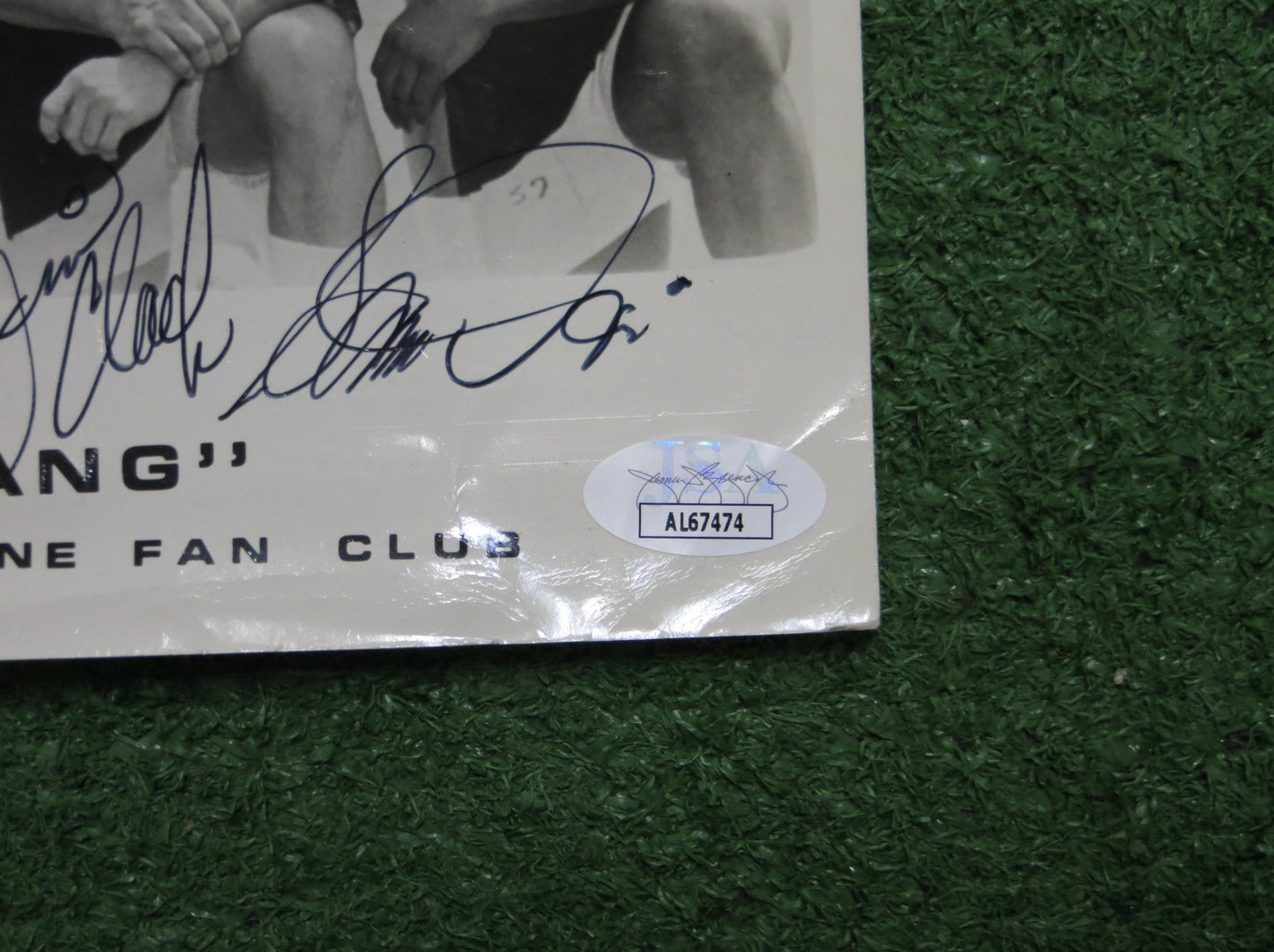 PITTSBURGH STEELERS The Labor Gang SIGNED PHOTO Mike Webster Clack Mullins JSA