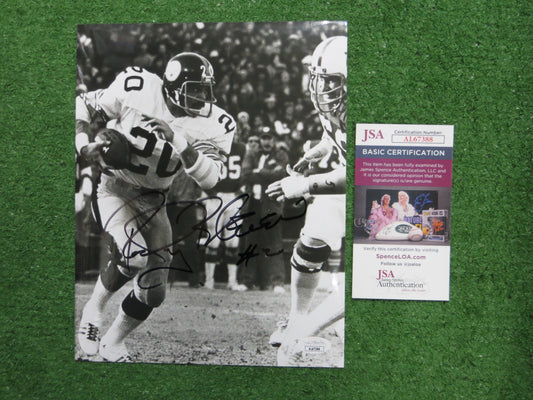 ROCKY BLEIER PITTSBURGH STEELERS SIGNED 8x10 PHOTO JSA COA