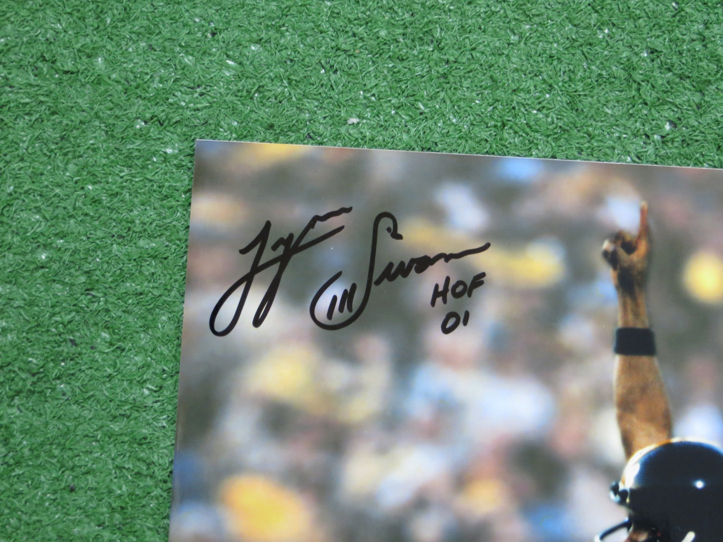 LYNN SWANN PITTSBURGH STEELERS SIGNED 8x10 PHOTO JSA COA