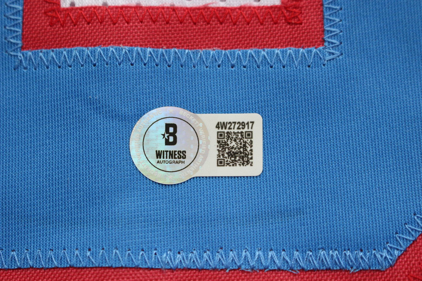 ROBERT BRAZILE HOUSTON OILERS SIGNED HOME FOOTBALL JERSEY w/HOF 18 BAS
