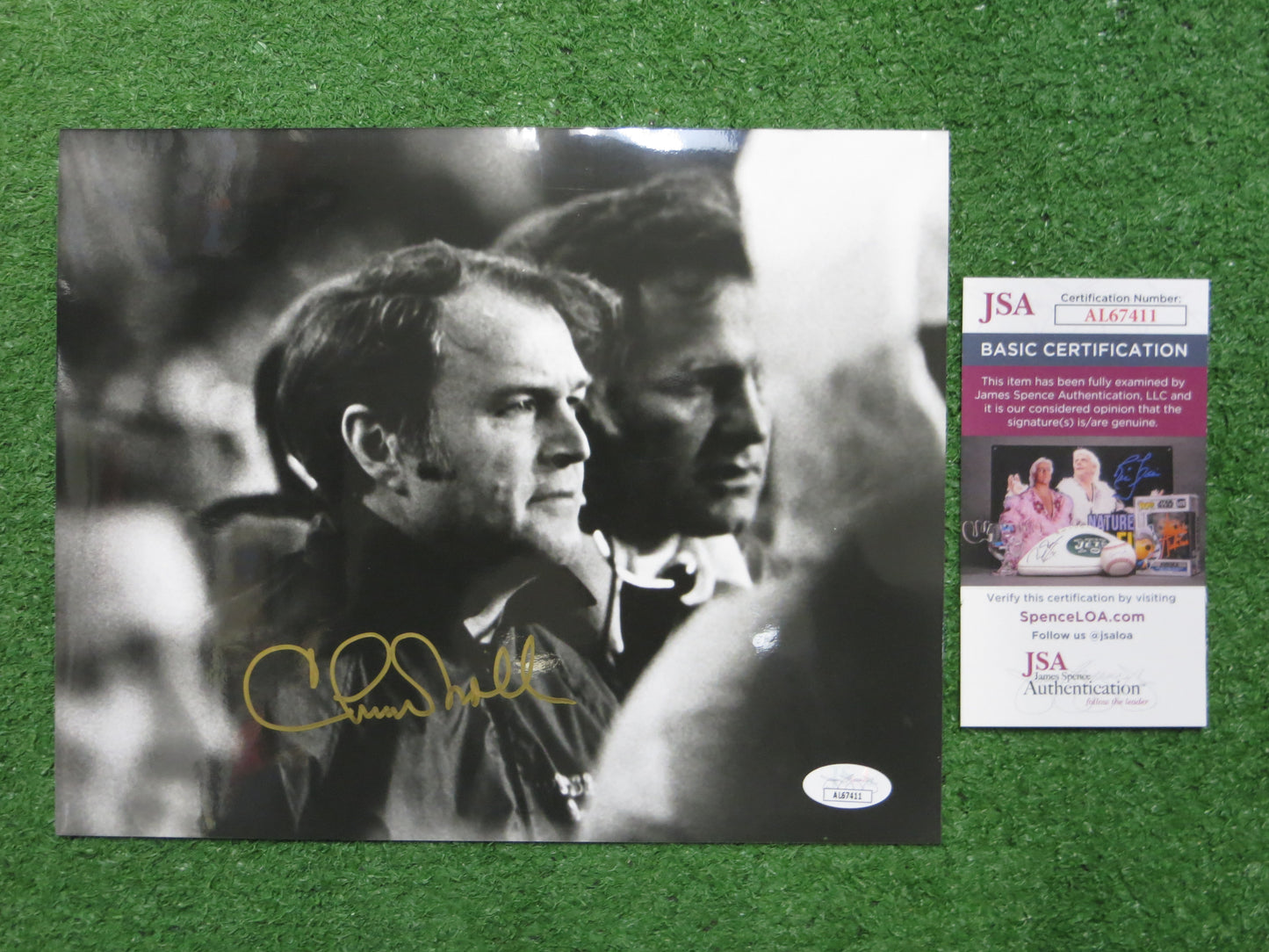 CHUCK NOLL PITTSBURGH STEELERS SIGNED 8x10 PHOTO JSA COA Super Bowl