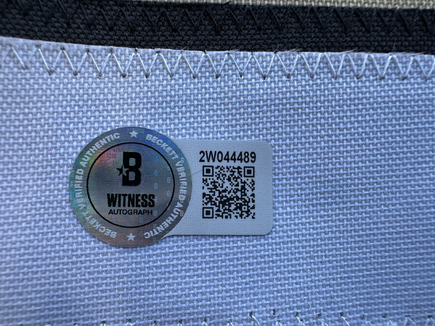 ED BELFOUR SIGNED GREEN HOCKEY JERSEY Dallas Stars BAS