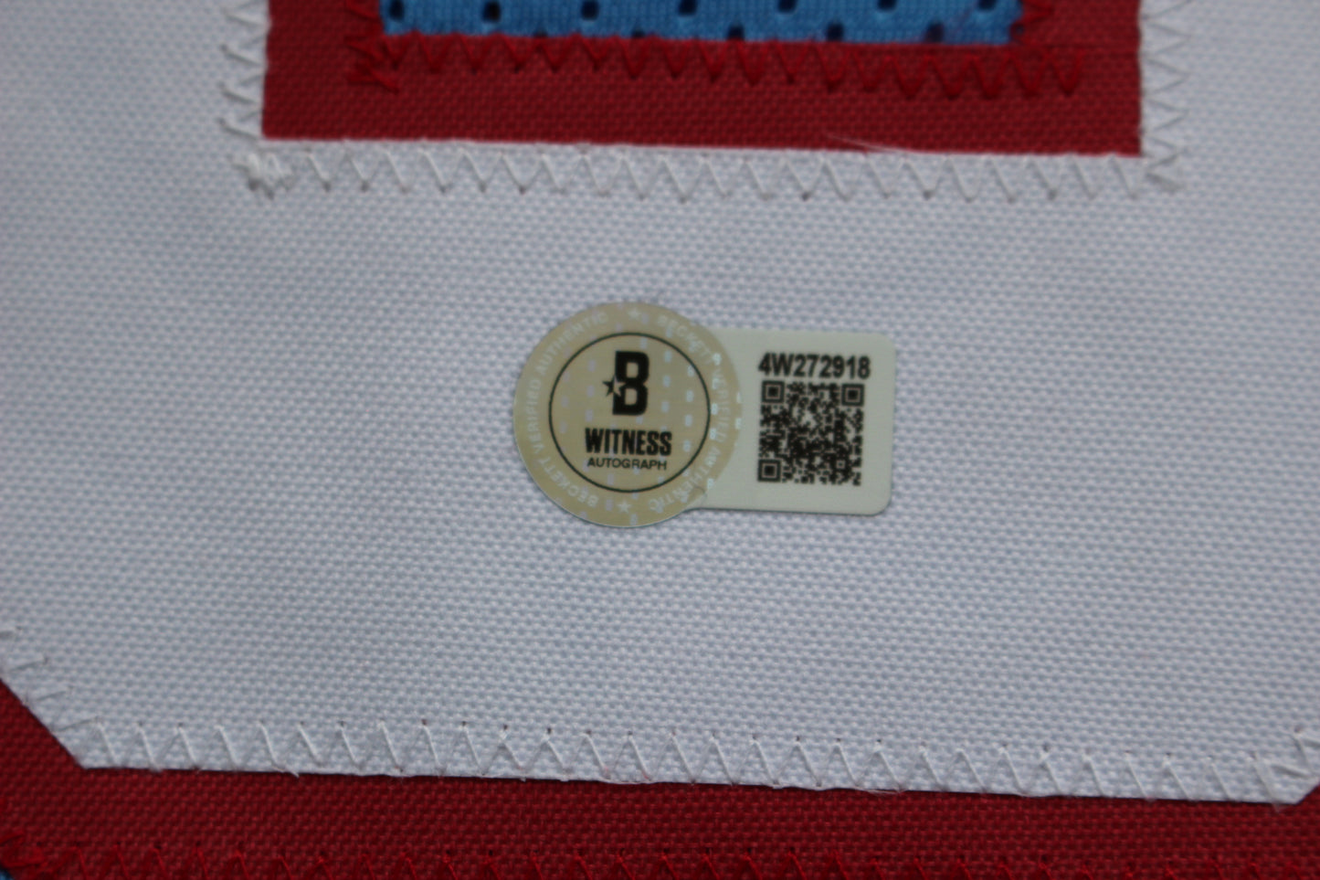 ROBERT BRAZILE HOUSTON OILERS SIGNED ROAD JERSEY w/HOF 18 BAS COA