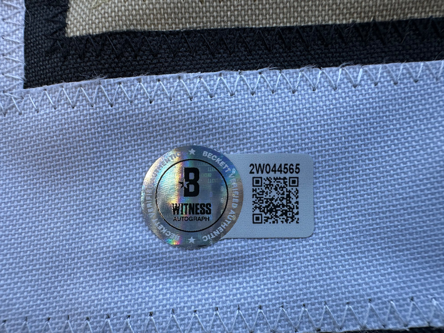 ED BELFOUR SIGNED GREEN HOCKEY JERSEY Dallas Stars BAS