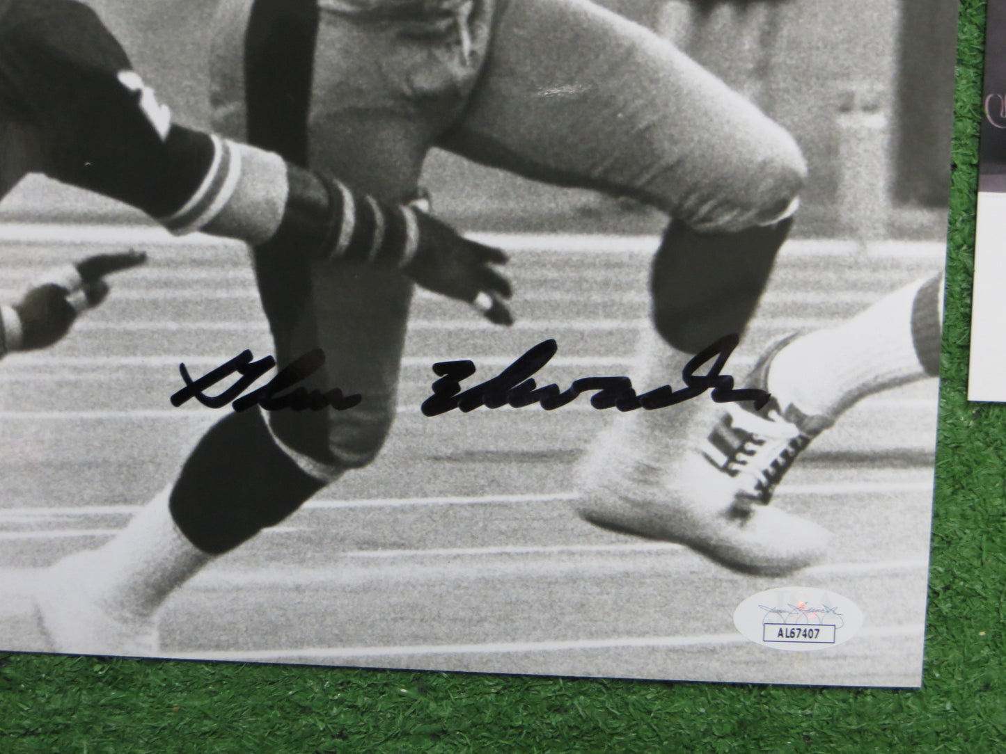 GLEN EDWARDS PITTSBURGH STEELERS SIGNED 8x10 PHOTO JSA COA