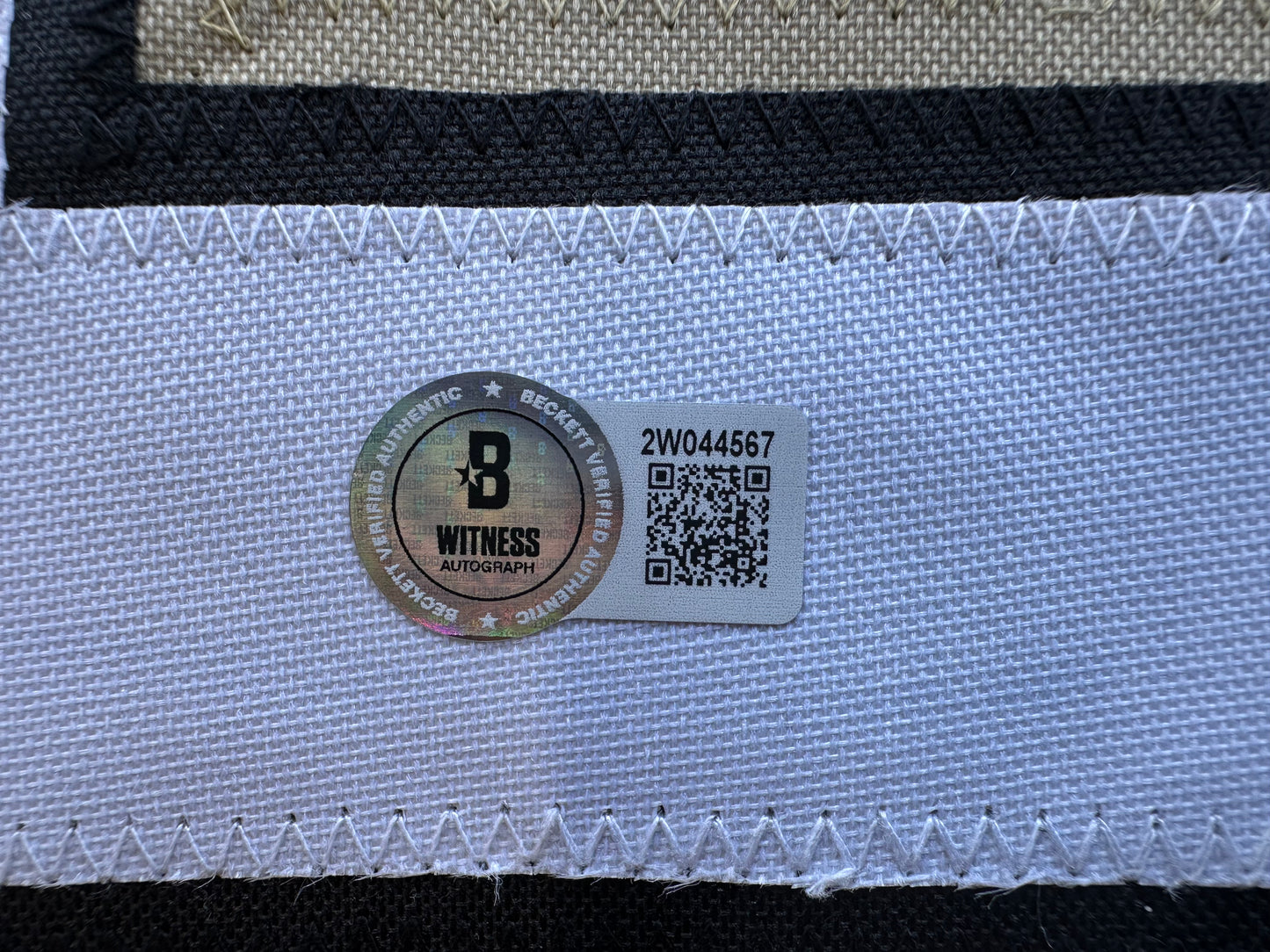 ED BELFOUR SIGNED GREEN HOCKEY JERSEY Dallas Stars BAS