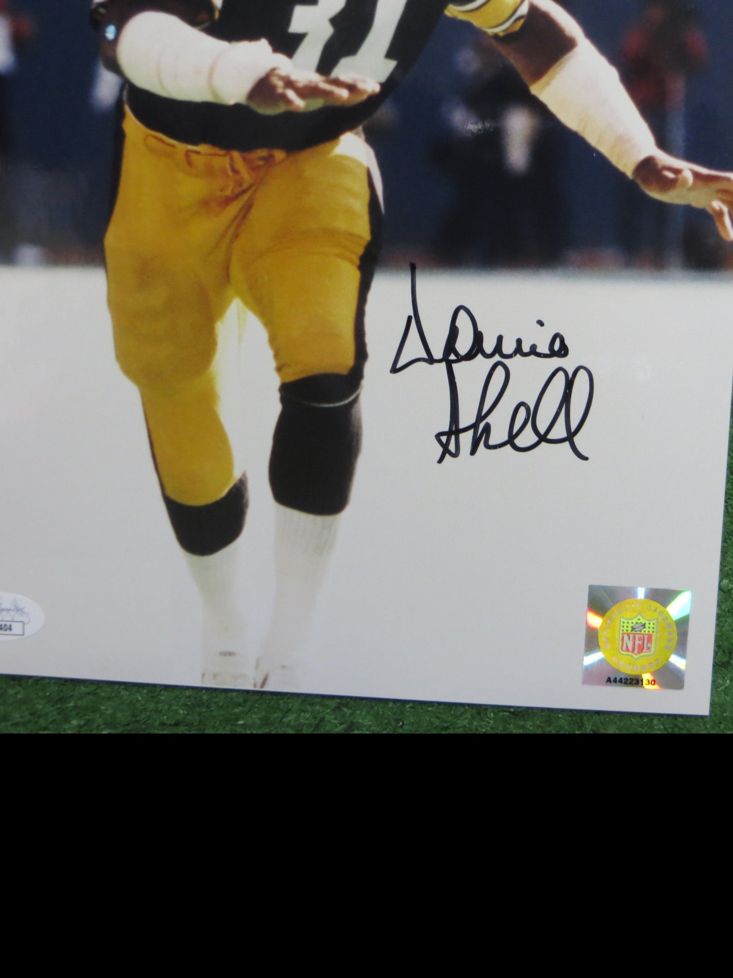 DONNIE SHELL PITTSBURGH STEELERS SIGNED 8x10 PHOTO JSA COA