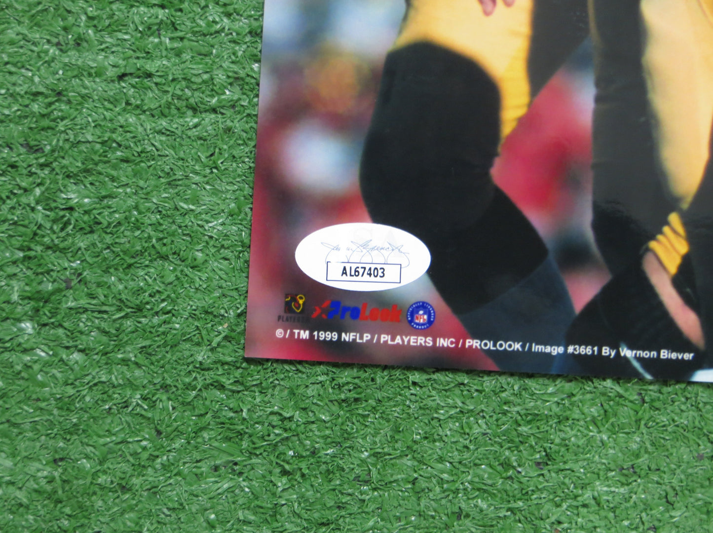 ANDY RUSSELL PITTSBURGH STEELERS SIGNED 8x10 PHOTO JSA COA