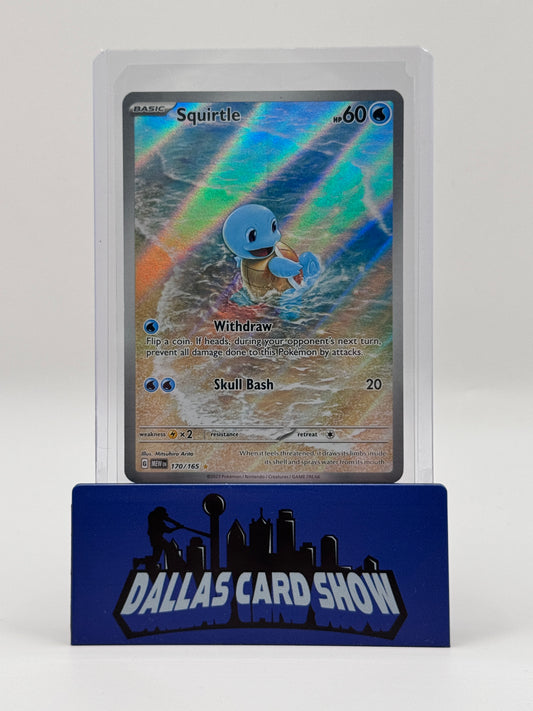 2023 Pokemon - Squirtle (Illustration Rare) - 170/165 S&V151 NM