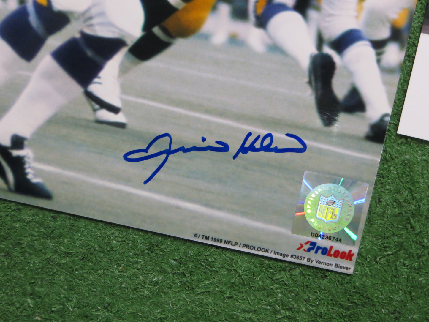 ERNIE HOLMES PITTSBURGH STEELERS SIGNED 8x10 PHOTO JSA COA