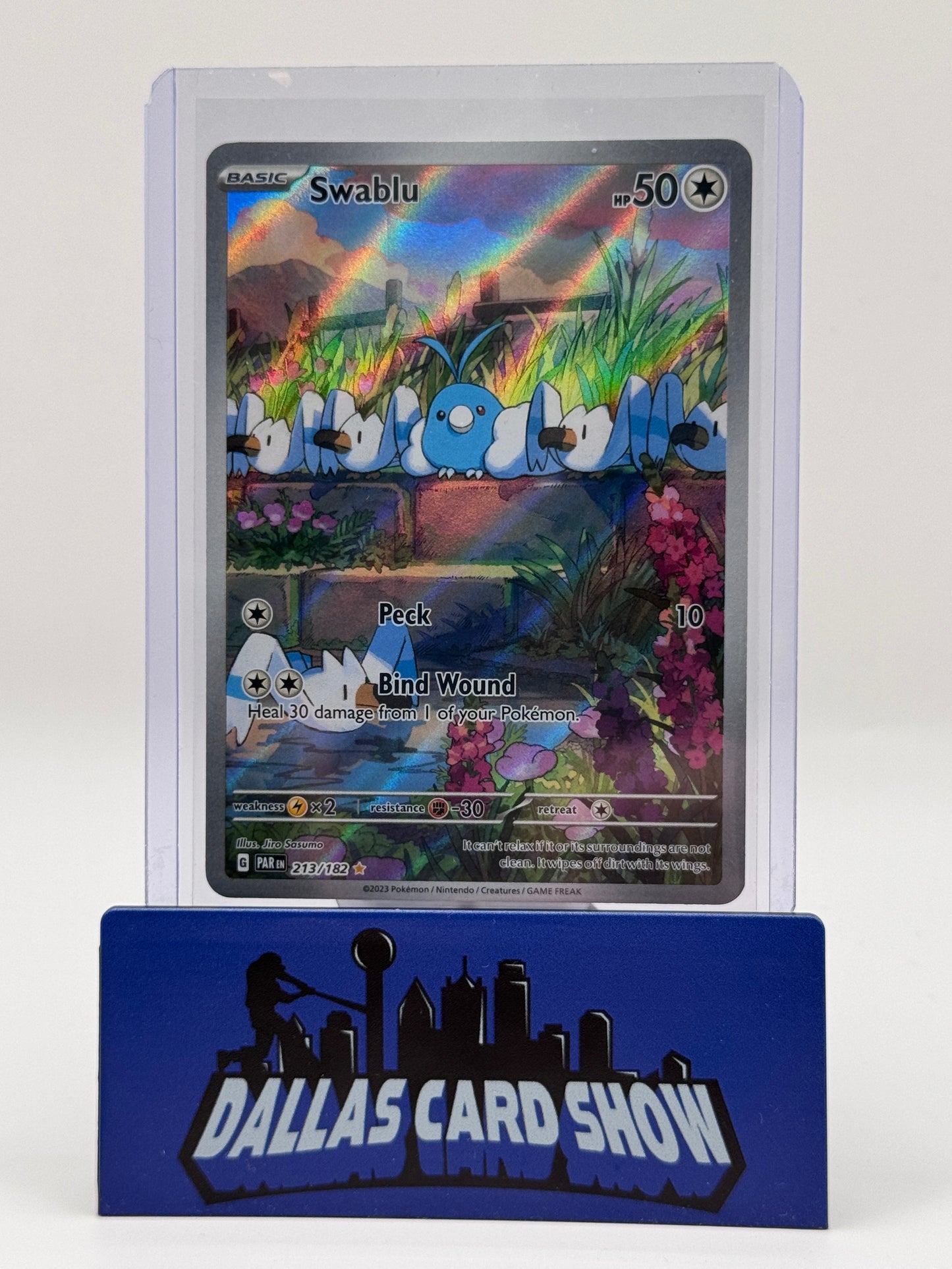 2023 Pokemon - Swablu (Illustration Rare) - 213/182 Paradox Rift NM