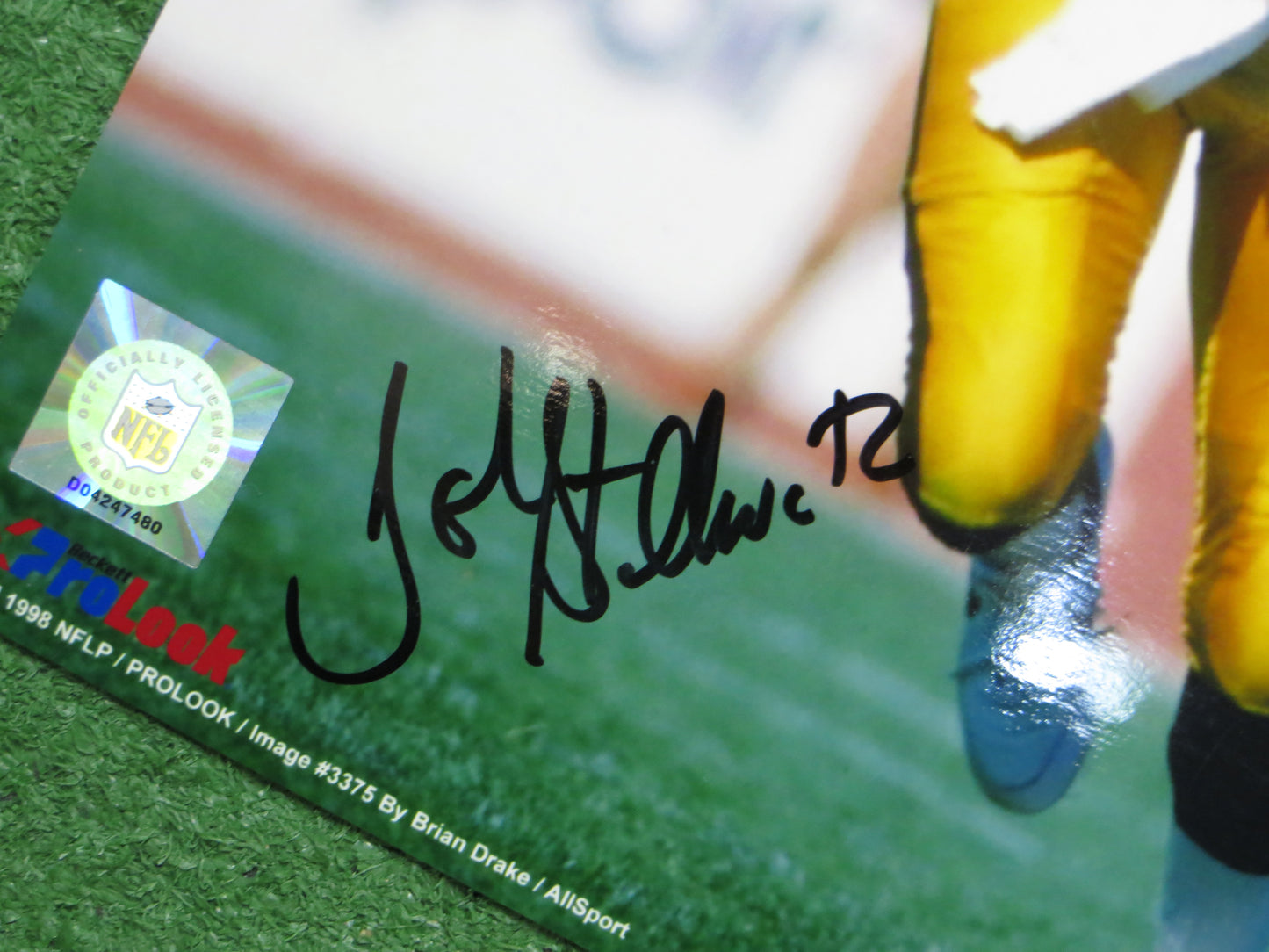 JOHN STALLWORTH PITTSBURGH STEELERS SIGNED 8x10 PHOTO JSA COA