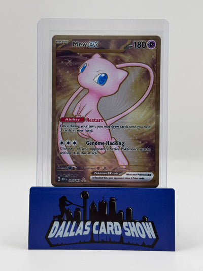 2023 Pokemon - Mew ex (Metal Card) - 205/165 Metal Card Promo NM