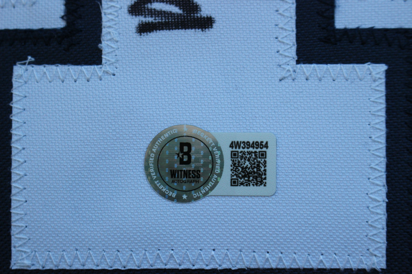 BARRY SWITZER DALLAS COWBOYS SIGNED ROAD STATS JERSEY Sooners BAS COA