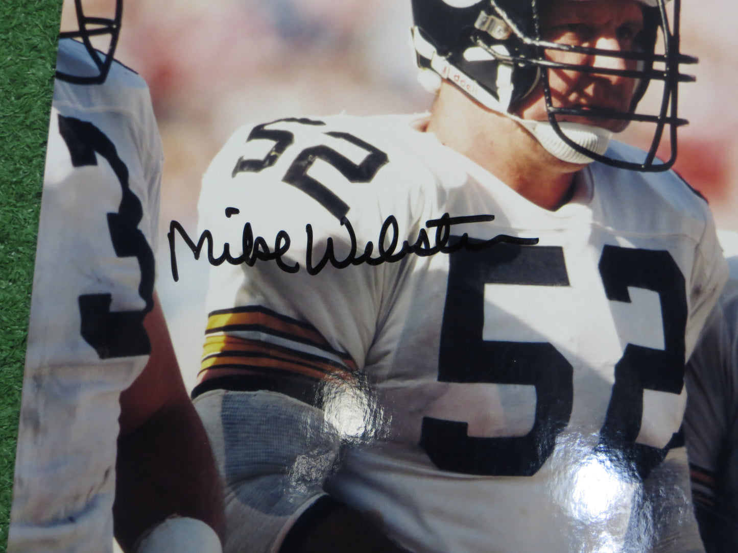 MIKE WEBSTER PITTSBURGH STEELERS SIGNED 8x10 PHOTO JSA COA