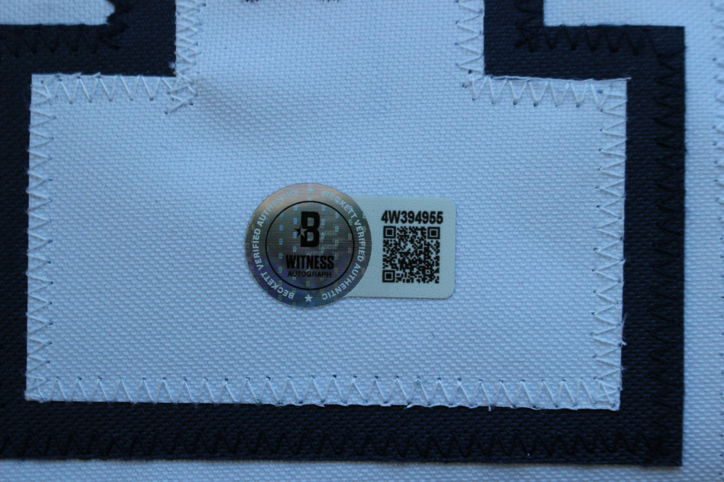 BARRY SWITZER DALLAS COWBOYS SIGNED ROAD STATS JERSEY Sooners BAS COA