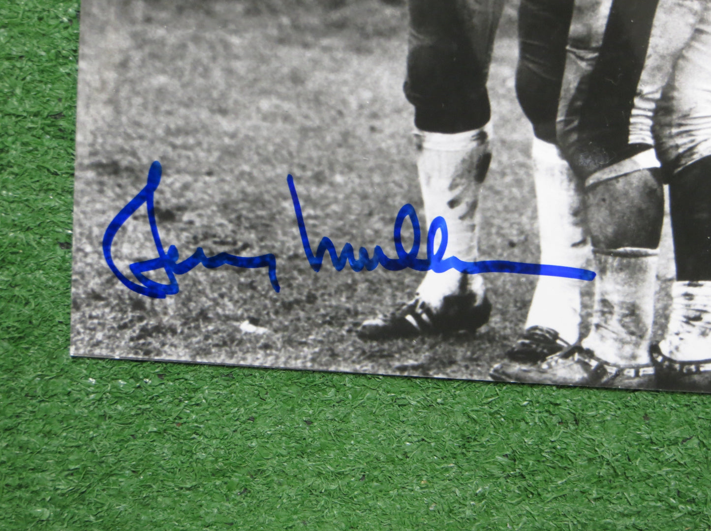 GERRY MULLINS PITTSBURGH STEELERS SIGNED 8x10 PHOTO JSA COA