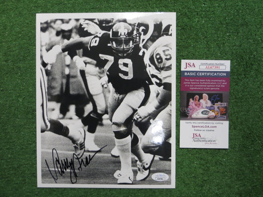 LARRY BROWN PITTSBURGH STEELERS SIGNED PHOTO JSA COA