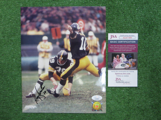 ROY GERELA PITTSBURGH STEELERS SIGNED 8x10 PHOTO JSA COA