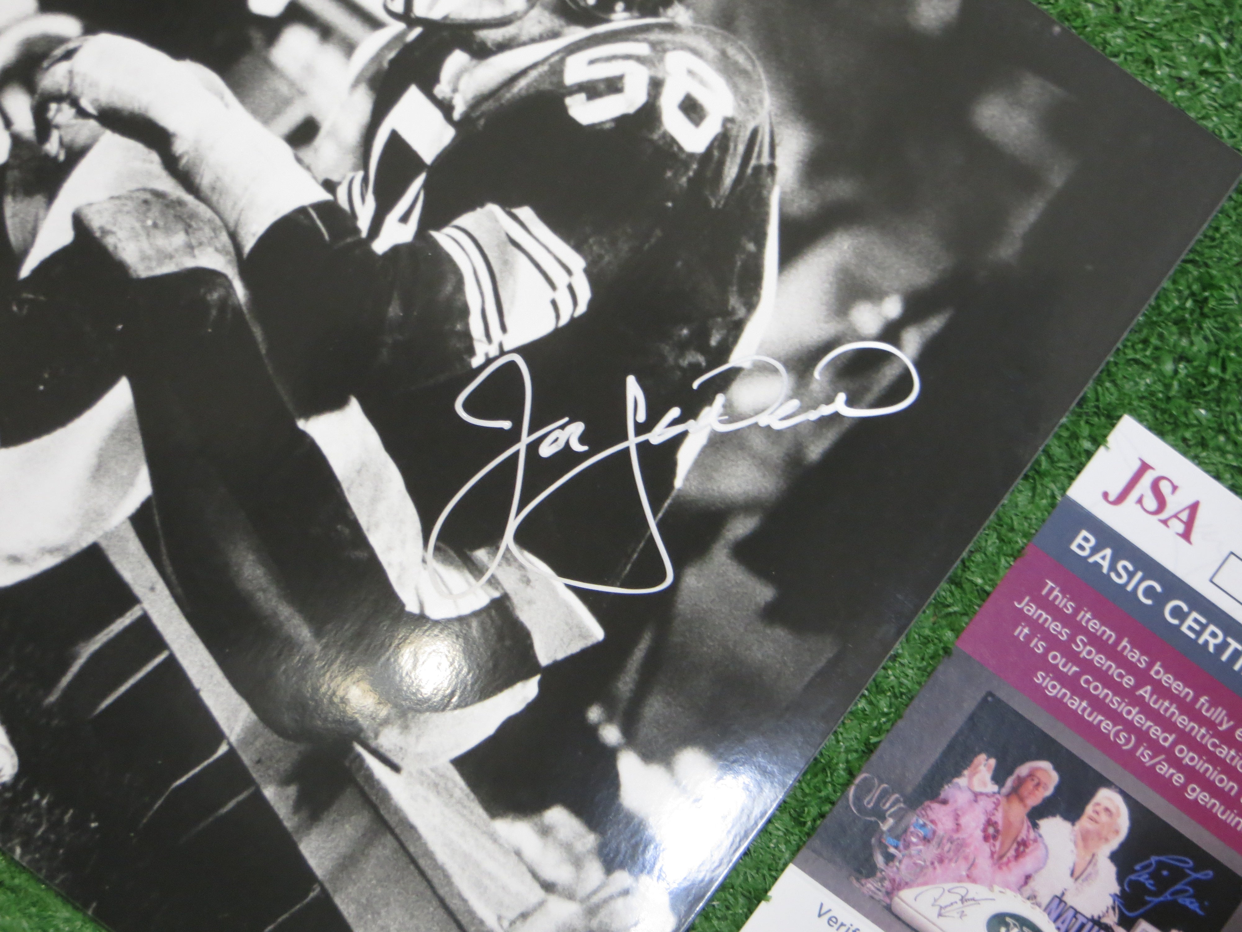 Joe Greene & Jack Lambert Pittsburgh Steelers Signed Autographed 8x10 Photo - Reprint